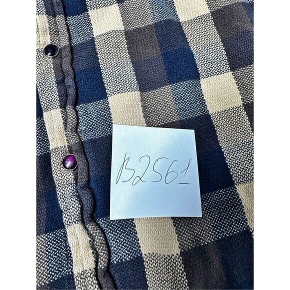 Samurai Surfer Men’s Hooded Embroidered Flannel Shirt Plaid Size M - Picture 13 of 13